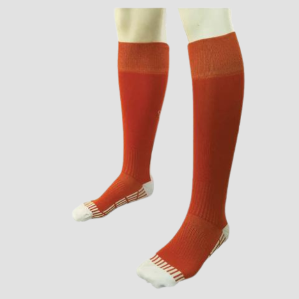 VIVA ORANGE WHITE SOCCER FOOTBALL SOCKS Discount