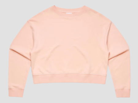 AS COLOUR WOMEN S CROP CREWNECK SWEATSHIRT For Cheap