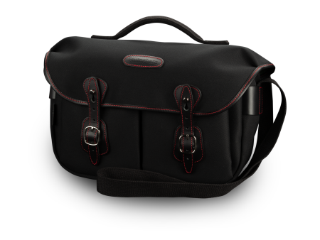 Hadley Pro Camera Bag - Black Canvas   Black Leather   Red Stitching (50th Anniversary Limited Edition) For Discount