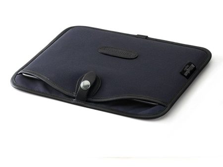 Tablet Slip - Black Canvas   Black Leather Online