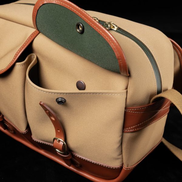 Test Bag Camera Tablet Bag - Khaki Canvas   Tan Leather Discount