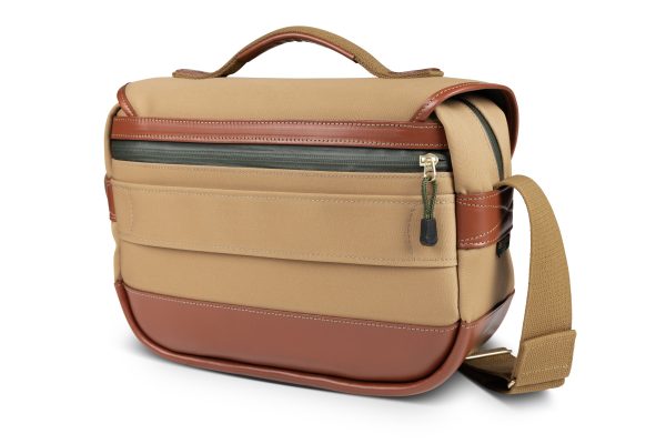 Test Bag Camera Tablet Bag - Khaki Canvas   Tan Leather Discount