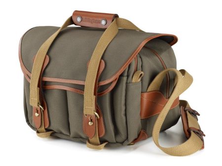 225 Camera Bag - Sage FibreNyte   Tan Leather Online now