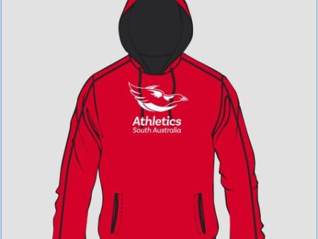 ATHLETICS SA  2024 HOODIE RED BLACK WITH NAME Sale