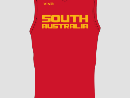 Basketball SA & SA Metro State Team Reversible Training Singlet Fashion