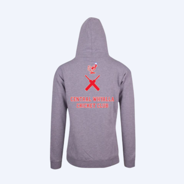 Central Whyalla Cricket Club Hooded Sweat Grey Marle (PRE ORDER NOW CLOSES 14th MARCH) For Cheap