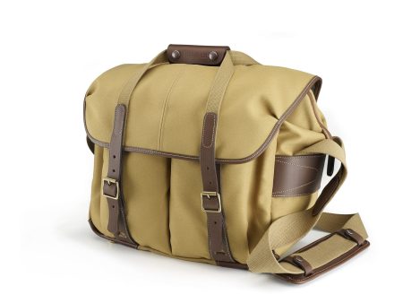 307L Camera Laptop Bag - Khaki FibreNyte   Chocolate Leather For Sale