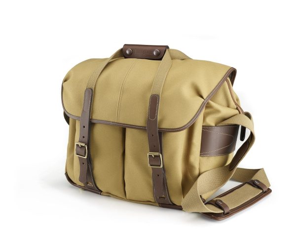 307L Camera Laptop Bag - Khaki FibreNyte   Chocolate Leather For Sale