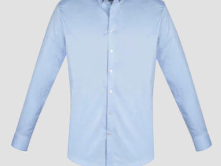 CAMDEN BLUE LONG SLEEVE SHIRT For Cheap