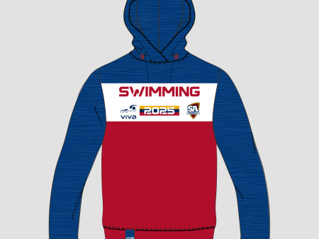 SSSA SWIMMING EVENT HOODIE NAVY RED WH For Discount