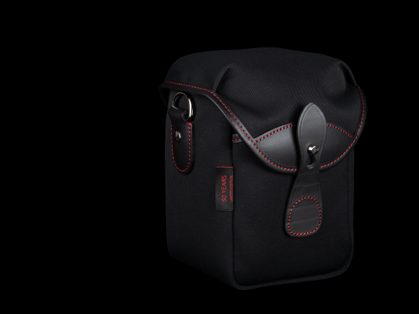 72 Camera Bag - Black Canvas   Black Leather   Red Stitching (50th Anniversary Limited Edition) Online Sale