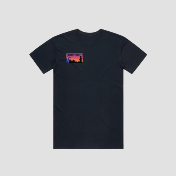 ANZAC DAY NAVY TEE Supply