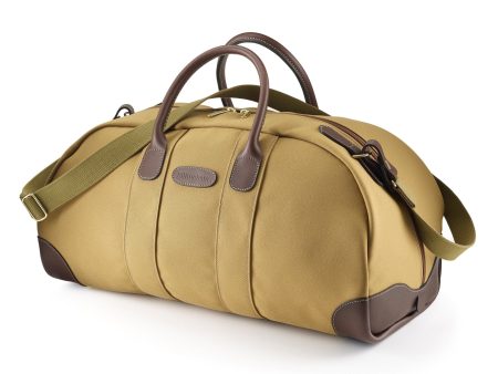 Weekender Bag - Khaki FibreNyte   Chocolate Leather Sale