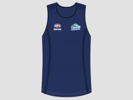 CUT AND SEW  SINGLET 1 - AFL masters Townsville 2019 Sale