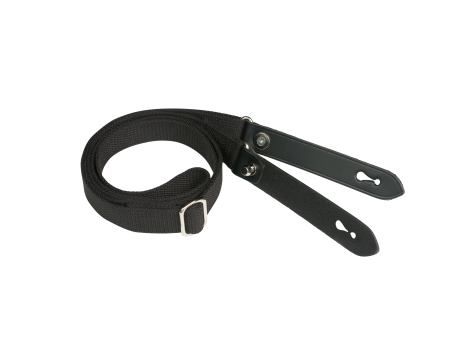 Shoulder Slings - Stowaway (Black Webbing   Black Leather   Nickel Coated Brass) Online Hot Sale