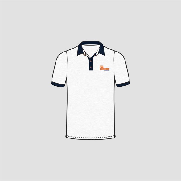 2023 TDU POLO COTTON LIGHT GREY MARL Fashion