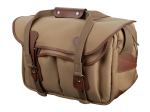 335 MKII Camera Laptop Bag - Khaki Canvas   Tan Leather on Sale