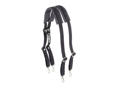 Back Pack Harness - Black Black Discount