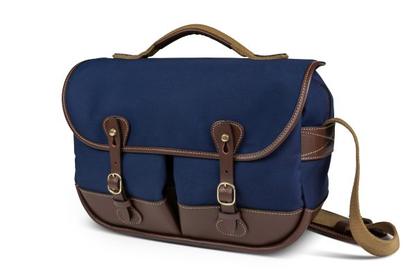 Mini Eventer Camera Tablet Bag - Navy Canvas   Chocolate Leather Cheap