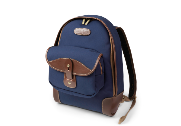 35 Rucksack for Cameras - Navy Canvas   Chocolate Leather Discount